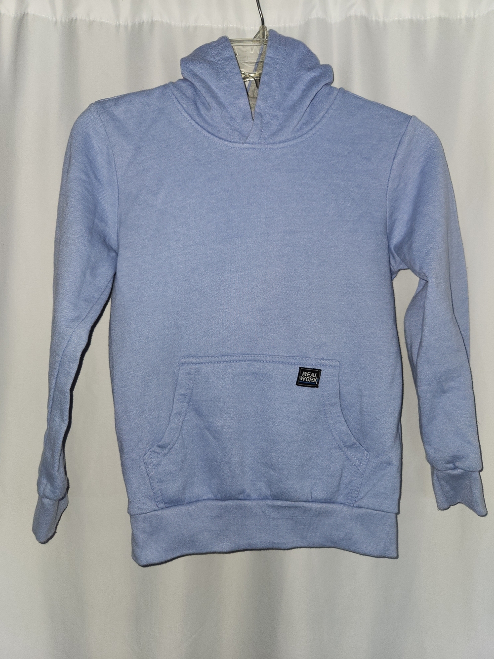 Light Blue Kid's Hoodie Sweatshirt #playground ready #relaxed #non-bulky #warm